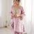 Womens new wedding wear pink color with mirror & lace work kurta pant set