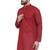 Maroon chikankari cotton embroidery men kurta