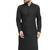 Black chikankari cotton embroidery men kurta