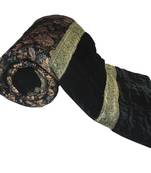 Rajasthani Green Double Bed Soft Velvet