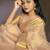 Beige tissue woven saree