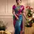 Sky blue art silk woven saree