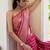 Pink art silk woven saree