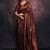 Maroon art silk woven saree