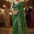 Green georgette embroidered saree