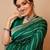 Green art silk woven saree