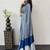 Blue Color eal Mirror Hand Work with Mal Cotton Saree