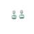 Trendy american diamond turquoise earrings