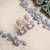 Trendy american diamond crystalpink earrings
