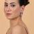 American diamond pastelpink earrings for women