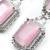 American diamond pastelpink earrings for women
