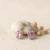 Classic pastelpink ad earrings