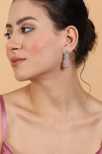 Classic pastelpink ad earrings