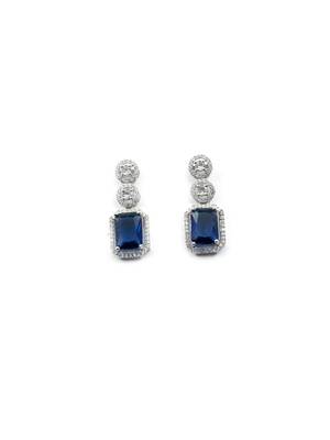 Classic blue ad earrings 3