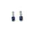 Classic blue ad earrings