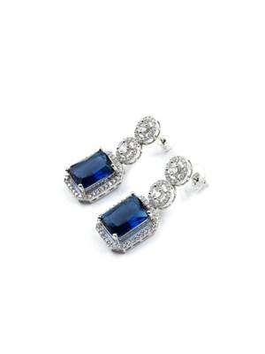 Classic blue ad earrings 4