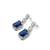 Classic blue ad earrings