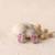 Classic crystalpink ad earrings