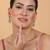 Classic crystalpink ad earrings