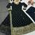 Black Embroidered Faux Georgette SUIT SET 