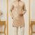 Men's stylish georgette sequins embroidery kurta 