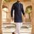 Men's stylish georgette sequins embroidery kurta 