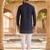 Men's stylish georgette sequins embroidery kurta 