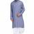 Yellow rayon kurta paired with white cotton dhoti style salwar