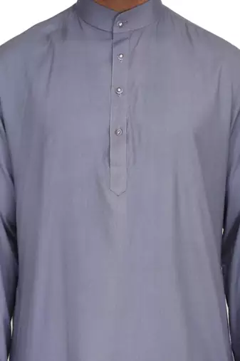 Yellow rayon kurta paired with white cotton dhoti style salwar