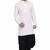 White cotton kurta paired with black rayon dhoti style salwar