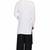 White cotton kurta paired with black rayon dhoti style salwar