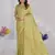 Light Green Pure Kanjeevaram Silk Rose Floral Woven Zari Design Saree With Blouse