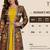 Latest designer ethnic wear yellow dress with long printed jacket for women