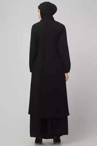 Burqa for Women and Girls Side pocket Black