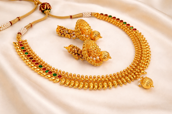 Multicolor kemp mango necklace set 1