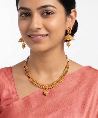 Multicolor kemp mango necklace set 2