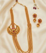 Multicolor kemp layer necklace set