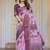 Classic handloom cotton floral design saree for women with blouse