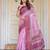 Soft handloom cotton floral printed saree with 5.5m saree & blouse piece