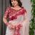 Multicolor border printed organza saree collection