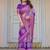 Soft & comfortable handloom cotton floral printed saree with blouse