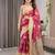 Linen weaved with golden zari linen weaved with golden zari blend handloom saree with floral motif and tassel border