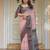 Women's ethnic handloom cotton floral printed saree with blouse