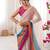 Arkhan diamond work fandy silk digital printed saree with cutwork border