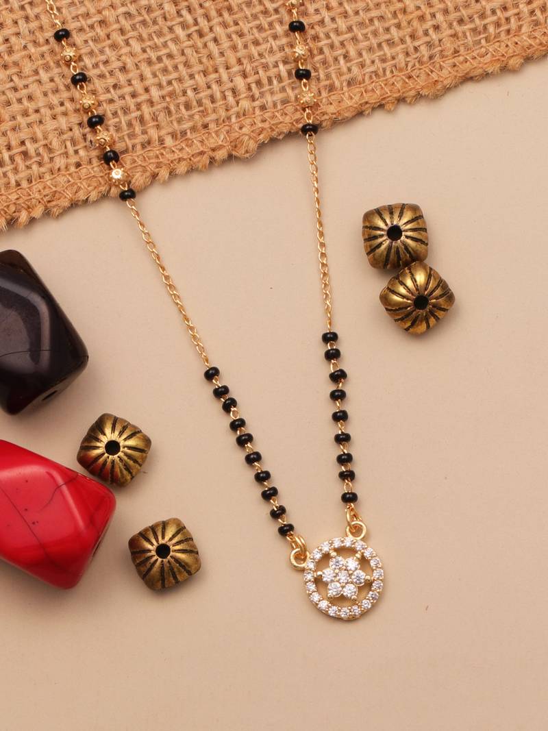 Traditional  gold plated mangalsutra