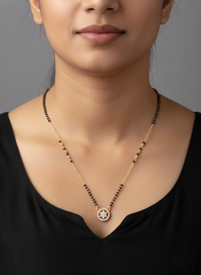 Traditional  gold plated mangalsutra 5