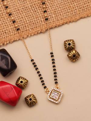 Traditional  gold plated mangalsutra 2