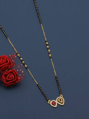 Traditional  gold plated mangalsutra 3