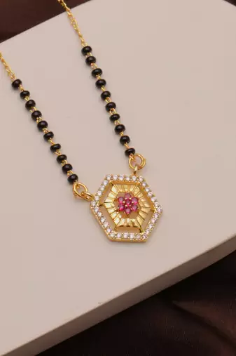 Traditional  gold plated mangalsutra