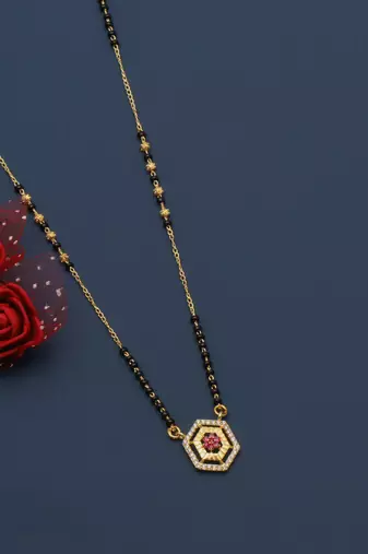 Traditional  gold plated mangalsutra